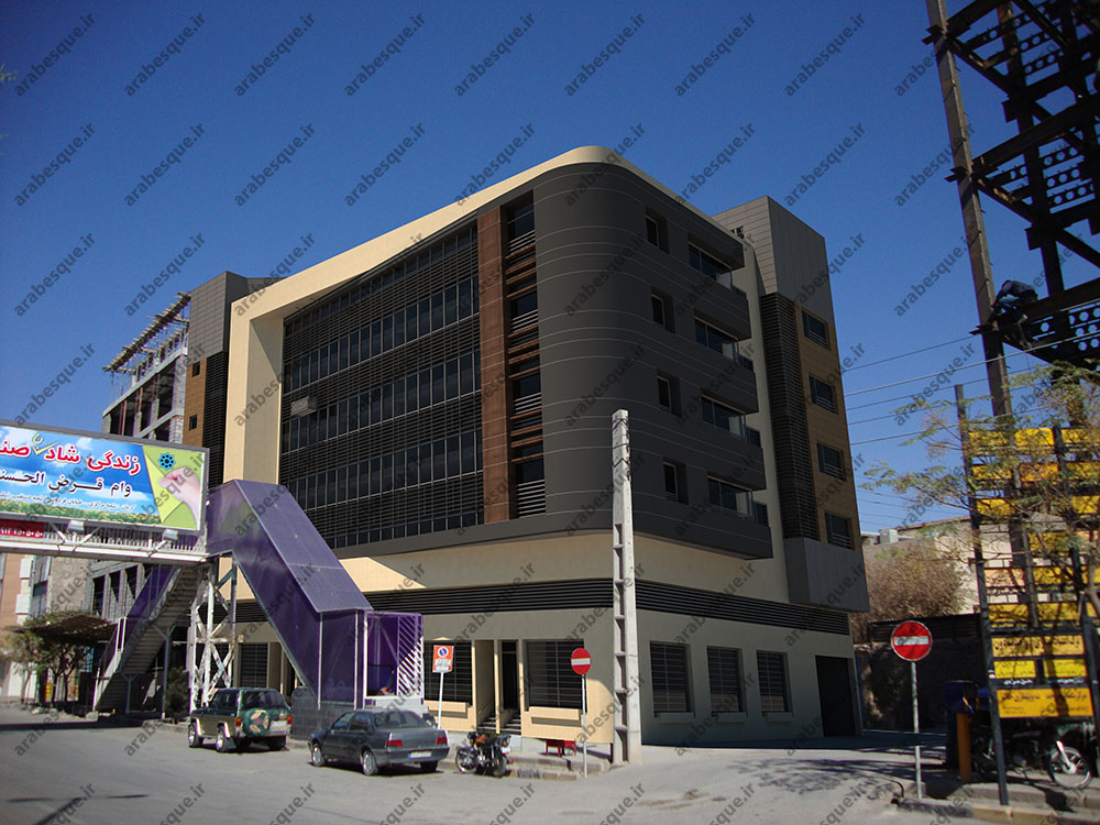 طراحی ساختمان پزشکان کرمان